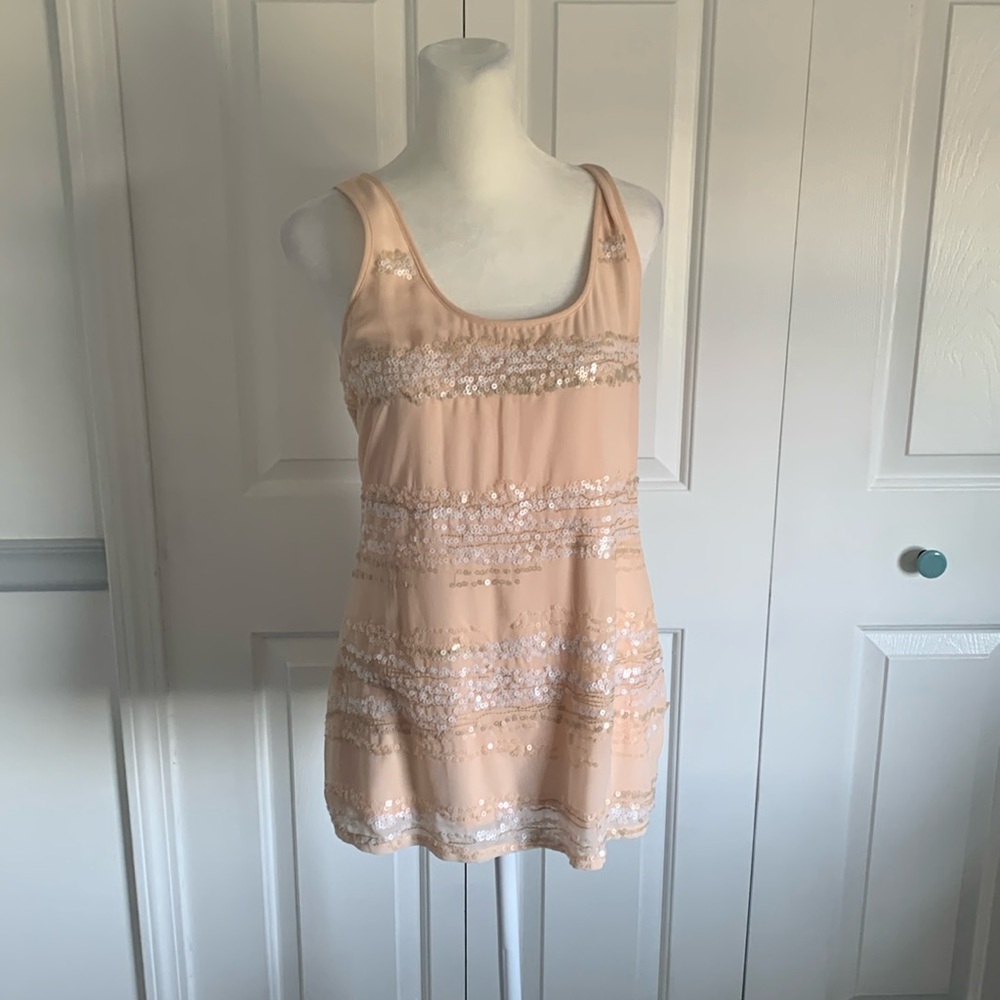 Express sequin tank size Medium.